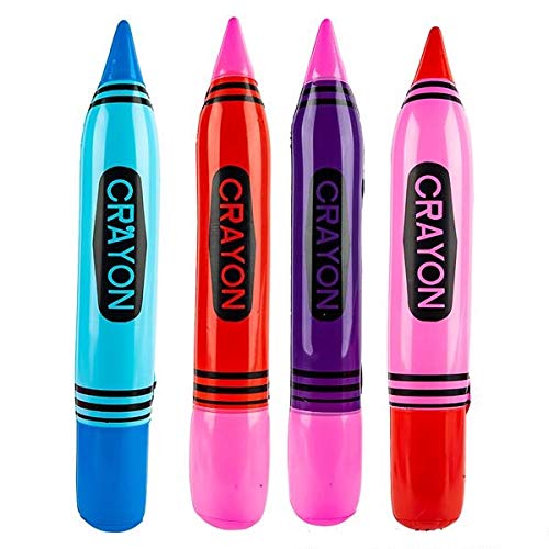 Rhode Island Novelty 24-inch inflatable crayon prop for playful photos at parties