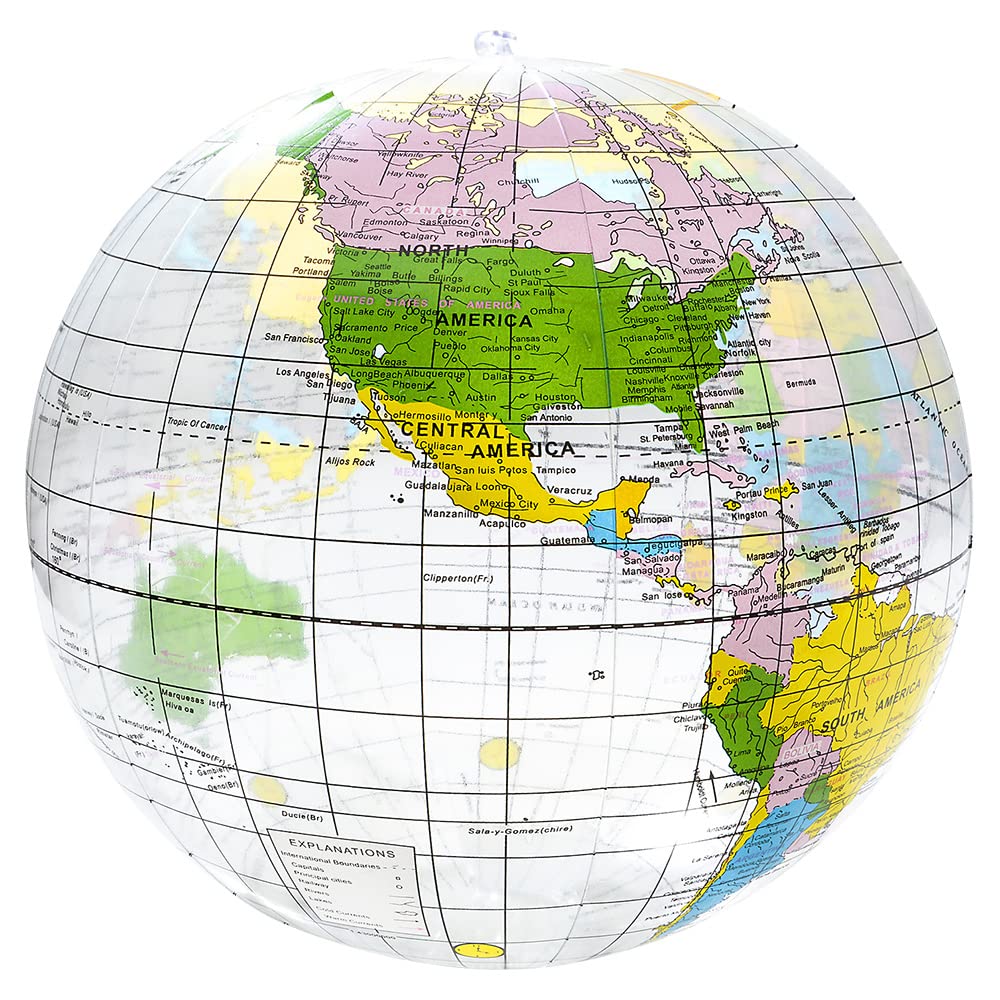 Rhode Island Novelty globe gift idea for kids and teachers, portable learning tool.