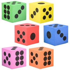 Rhode Island Novelty green foam dice 1.5-inch for yard fun