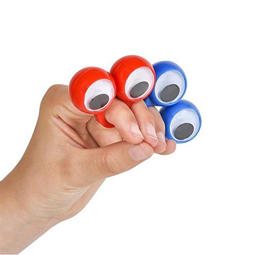 Rhode Island Novelty googly-eyed finger puppets perfect for classroom activities and party fun.