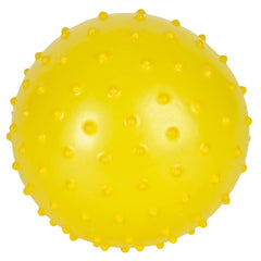 Rhode Island Novelty knobby ball deflated for easy storage and quick setup