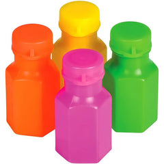 Rhode Island Novelty neon colors sparkle under sun during play.