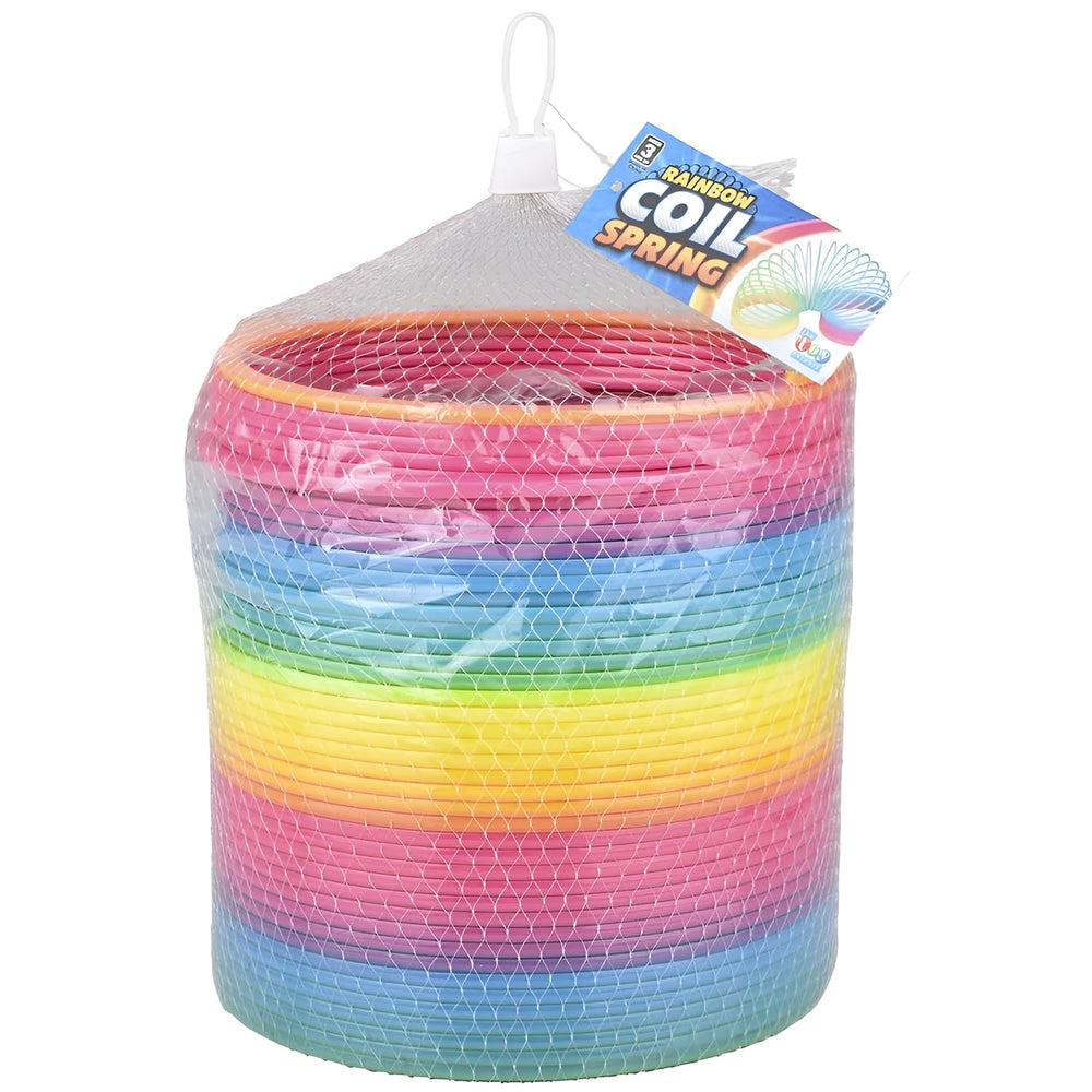 Rhode Island Novelty rainbow jumbo coil spring suitable for ages 3 and up