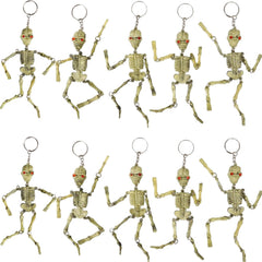 Rhode Island Novelty skeleton keychain backpack charm adds playful daily flair and easy access.
