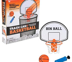 Rhode Island Novelty Trash Can Basketball Set ball for fast, indoor fun