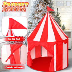 Ribbonlic Circus Tent easy assembly for quick setup