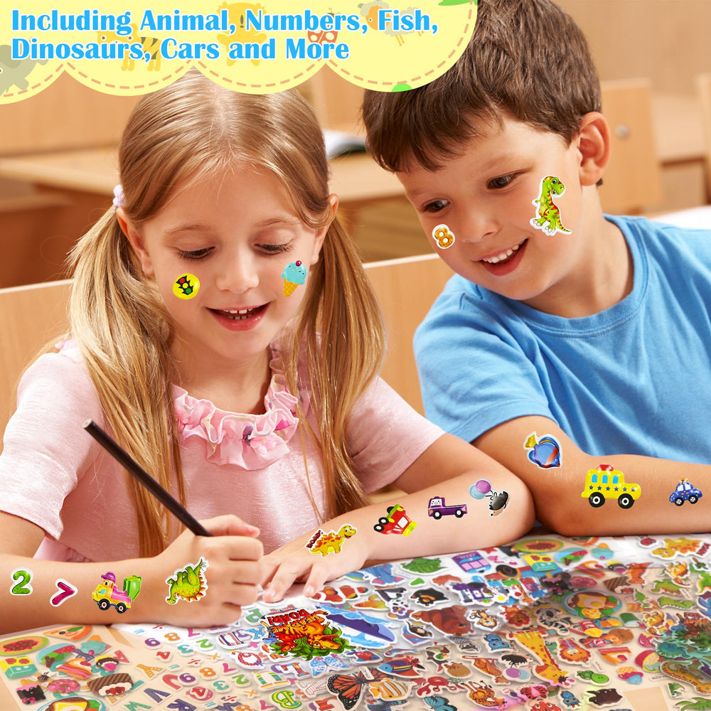 Riccioofy Christmas-themed stickers perfect for stocking stuffers and holiday crafts
