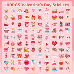 Riccioofy Valentines stickers cupid figures for greeting cards and DIY gifts