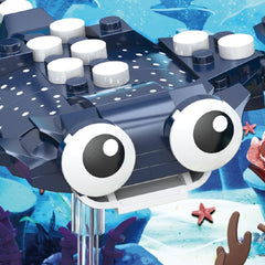 RiceBlock Ocean Diorama poseable elements support interactive learning