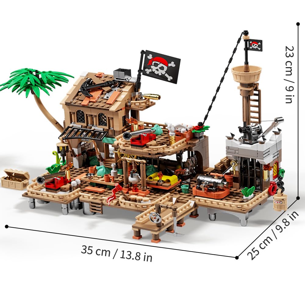 RiceBlock Pirate Town House Assembly Instructions guide smooth building and problem-solving