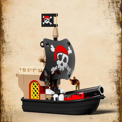 RiceBlock Pirate Town House Barrels help create authentic storage and supply scenes