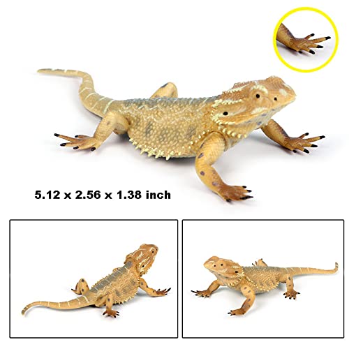 Rich Boxer lizard figurine front view shows realistic pose for shelf display.