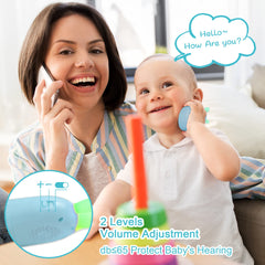 Richgv Baby Phone teething-friendly design supports soothing play