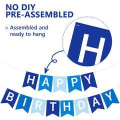 RICHHHA navy blue banner glitter detail adds sparkle to photo-worthy moments