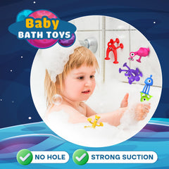 Richtim window suction toy with colorful aliens for window play and room decor