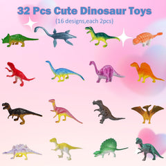 Ricluck transparent gift bags simplify swapping cards and dinosaurs.