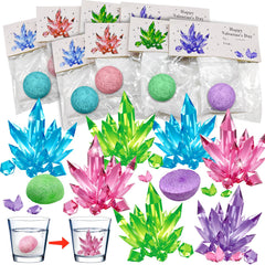 Rifamee 24-pack Valentines science kit crystal growth activity for kids.