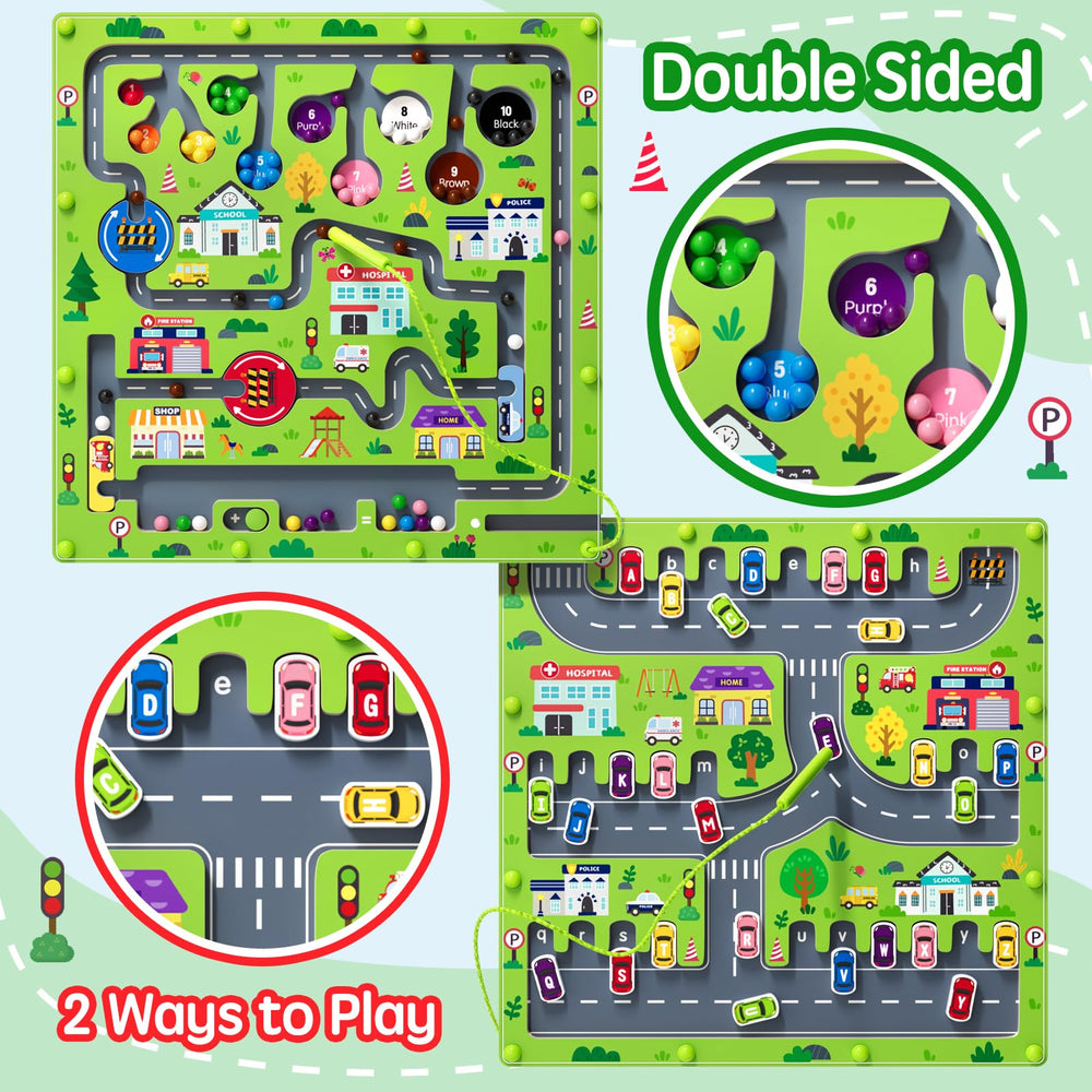 rifamee color number maze teaches color sorting and counting