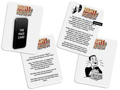 Right Or Racist Volume 2 scorecard helps track points easily.