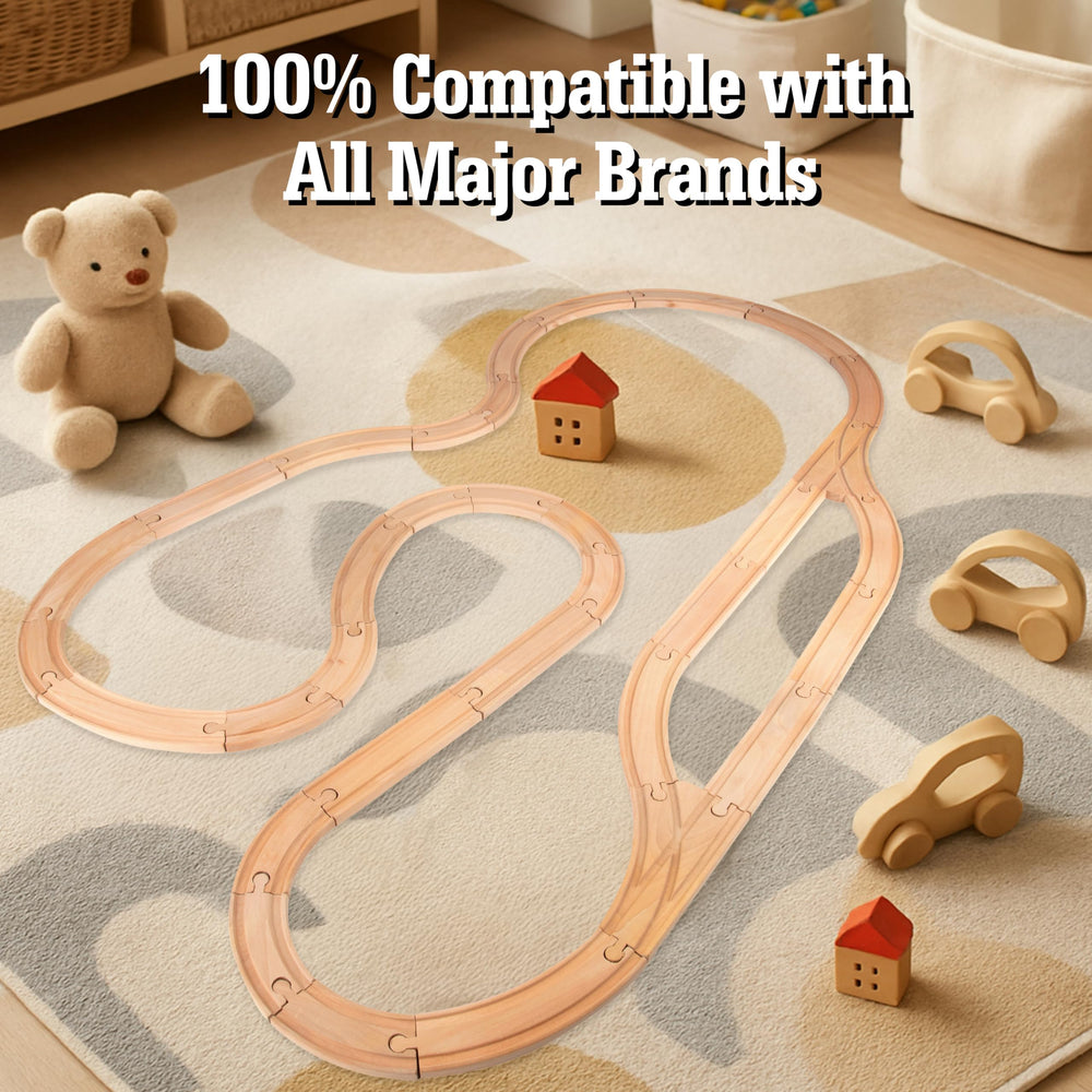 Right Track Toys compatible with major brands including Thomas Wooden Railway.