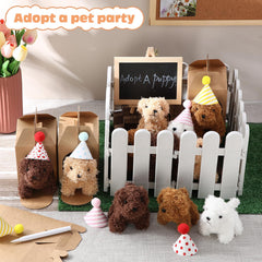 Rigibright Adopt A Puppy birthday hats add festive flair for themed celebrations.