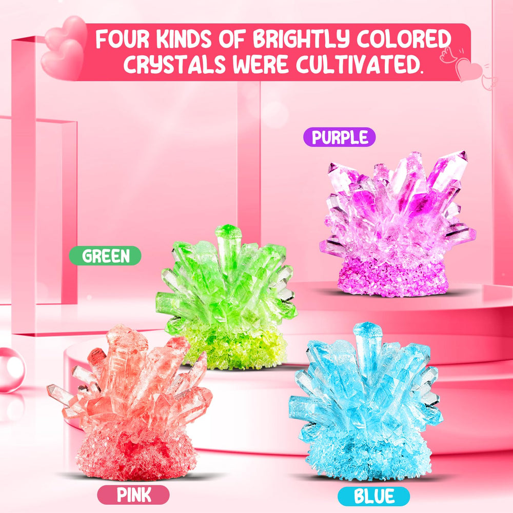 RILSIC crystal kit classroom exchange setup with 24 color options