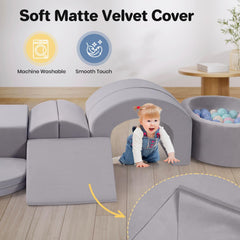 Rinnebbit mats foam blocks as stable play bases with easy-clean surfaces