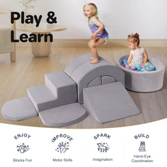 Rinnebbit ramp foam block for new climbing routes and coordination