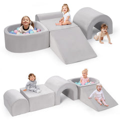 Rinnebbit foam climbing cube offers soft, safe play for toddlers