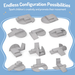 Rinnebbit foam square block ideal for building simple obstacle courses.