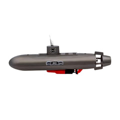 Rinnland electric submarine toy with bottom motor for smooth water movement.