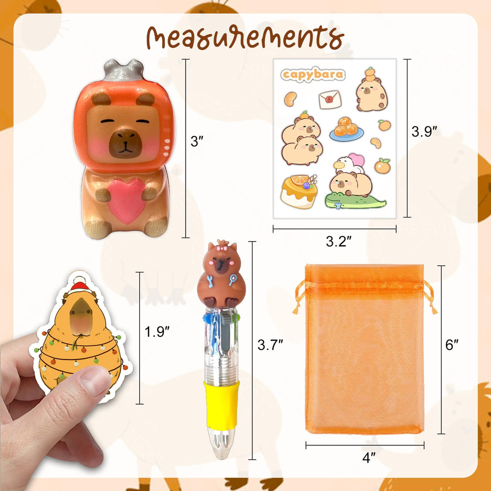 Rinziigo capybara party favor assembly for quick setup.
