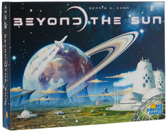 Rio Grande Games Beyond The Sun action board for strategic tech planning.