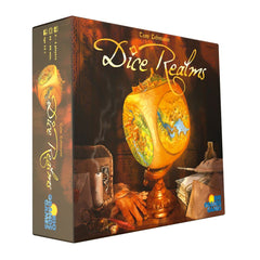 Rio Grande Games Dice Realms: customizable dice faces enable dynamic strategy