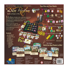 Rio Grande Games Dice Realms quick setup for 2-4 players and fast rounds