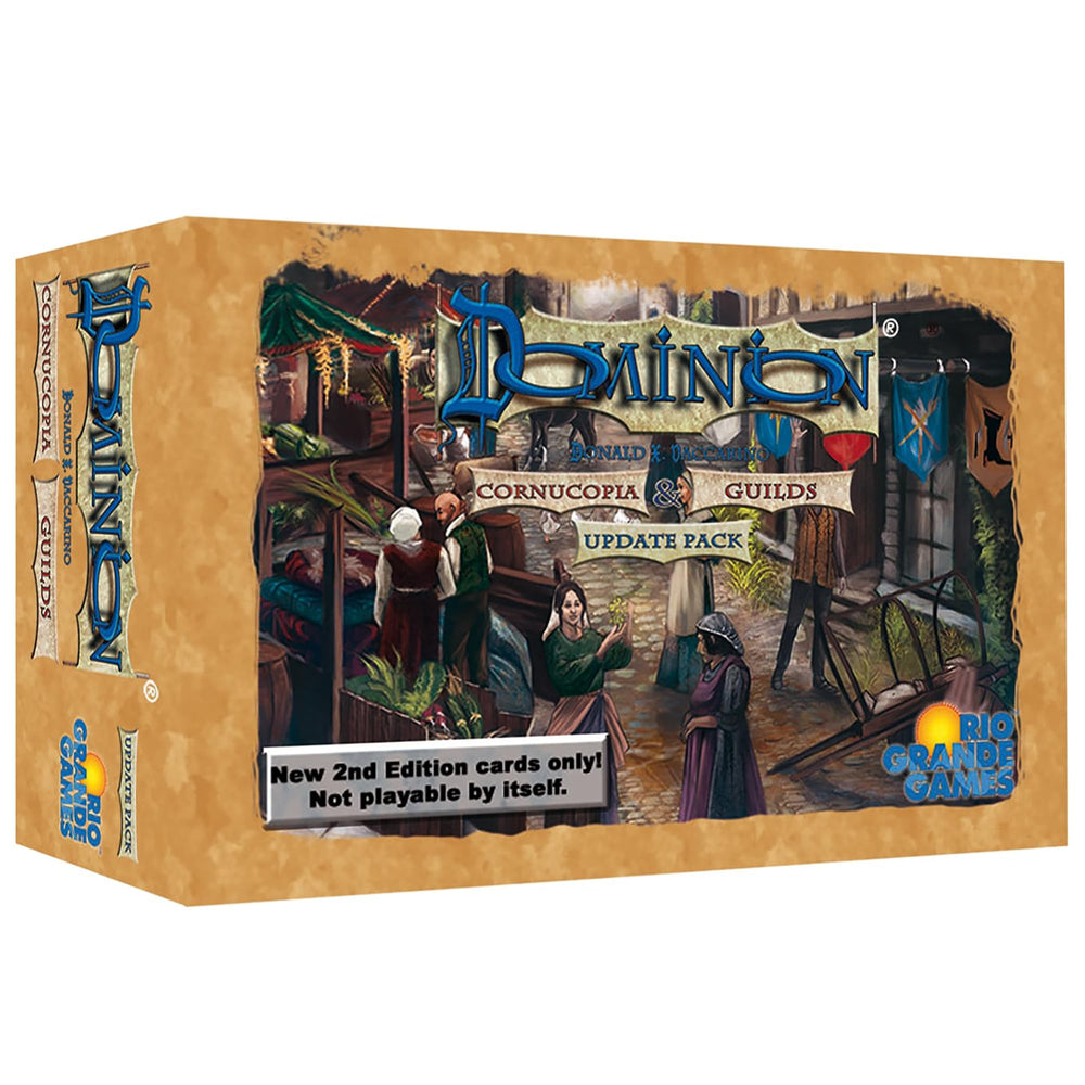 Rio Grande Games Dominion Cornucopia 2nd Edition update cards layout enhances gameplay