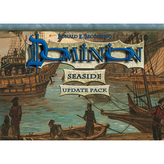 Rio Grande Games Dominion Seaside Update Pack packaging and contents, easy add-on for existing game
