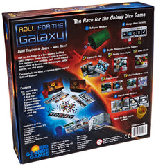 Rio Grande Games Roll for The Galaxy dice pool highlights strategic decision making.