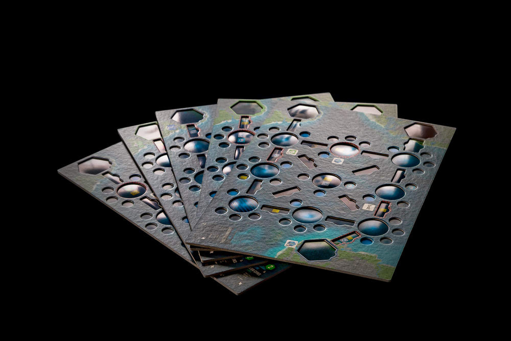 Museum of underwater artifacts board from New Discoveries adds treasure themes.