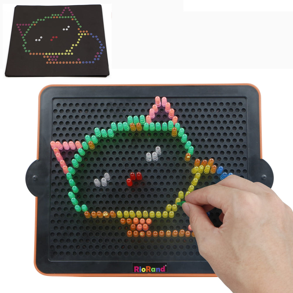 RioRand light-up board inspires imaginative play with free construction.