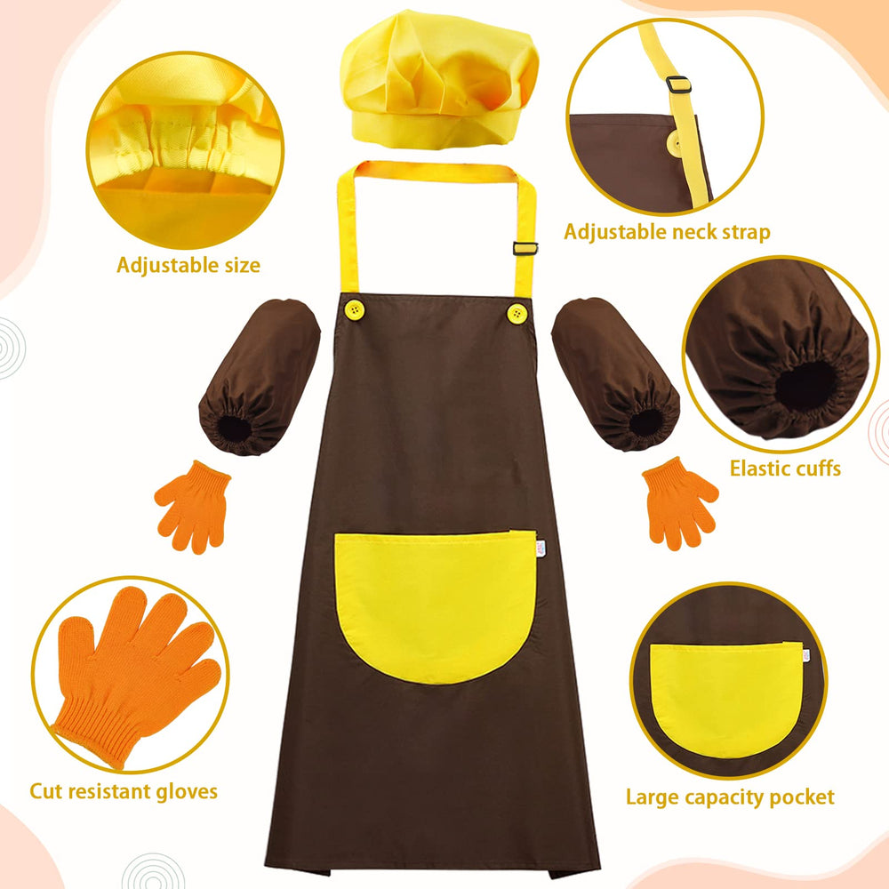 RISICULIS kitchen sleeves protect tiny sleeves during messy cooking activities.