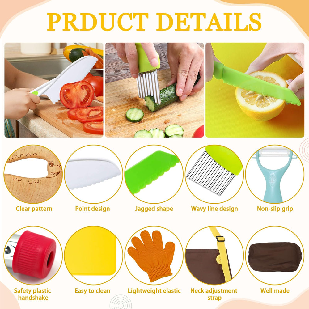 RISICULIS cutting board supports kid-friendly food prep.