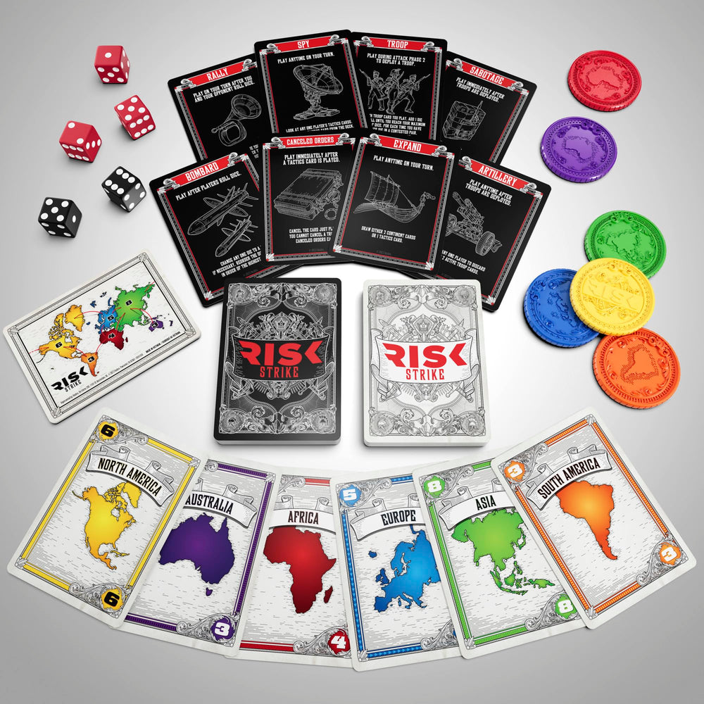 Risk Strike tactics cards enable bold maneuvers