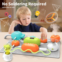 RISUNTOY STEM rgb-light-module adds color to creative engineering experiments.
