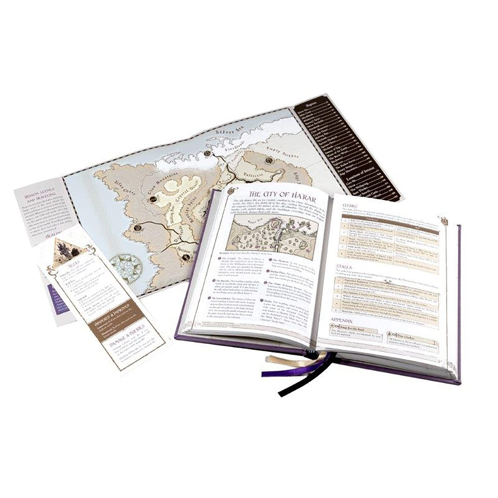 River Horse overlay pages reveal hidden information during gameplay.