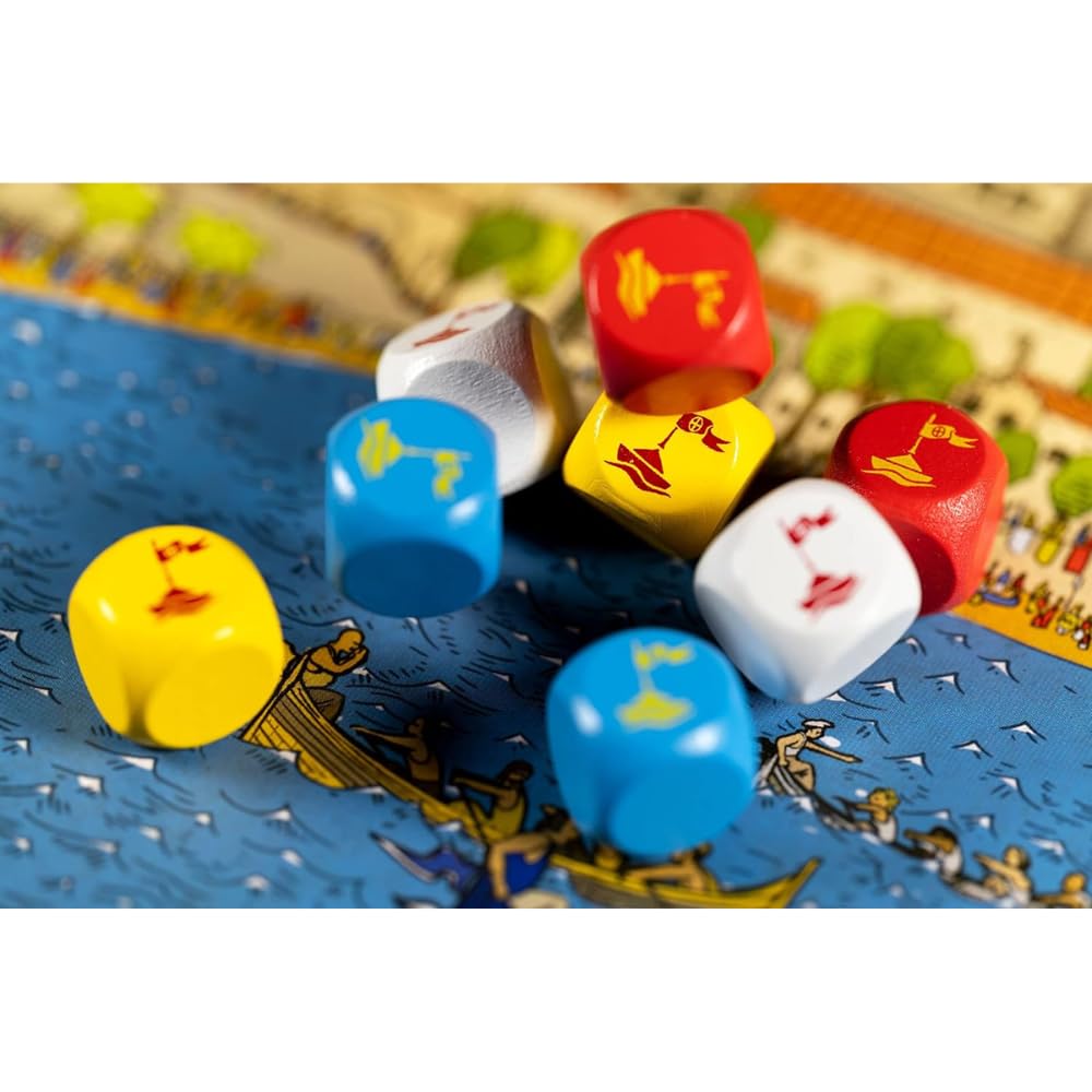 River Horse Noli board game symbols tower—visual proof of growing influence.