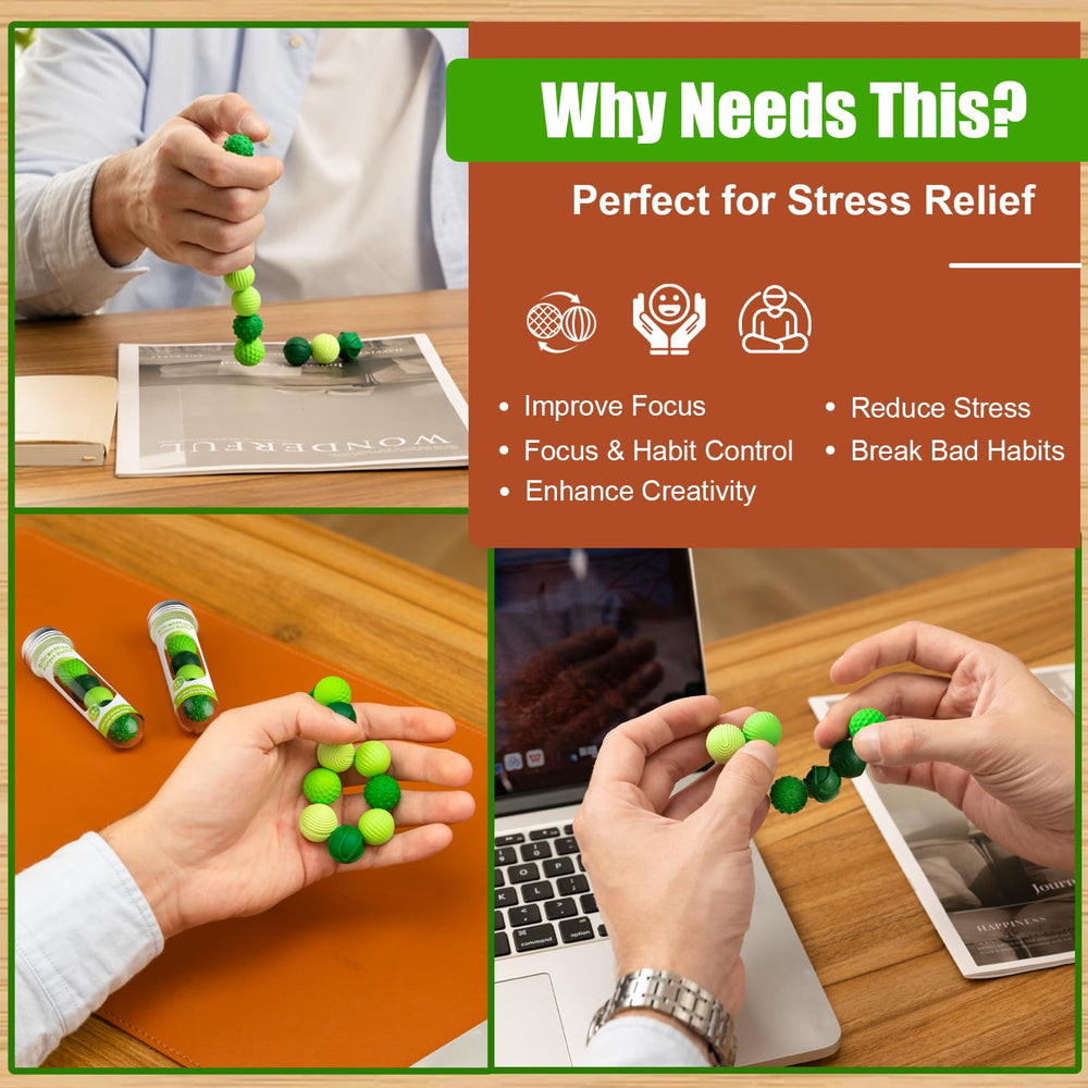 RIVGOT hand-focused relaxation with connectable magnetic spheres