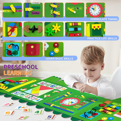 Car travel use Rivibou Crocodile Busy Board highlights on-the-go learning