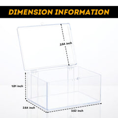 RIXUGIT 100-card capacity box shown open for quick access.