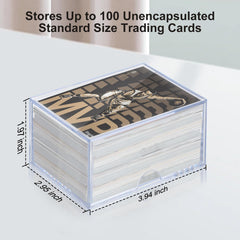 RIXUGIT deck case open showing two-piece storage design
